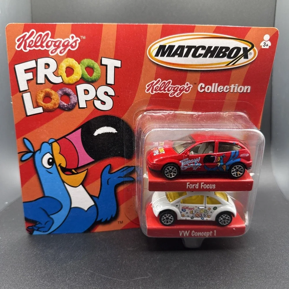Matchbox‎ Kelloggs Froot Loops Ford Focus & VW Concept 1 - 2001